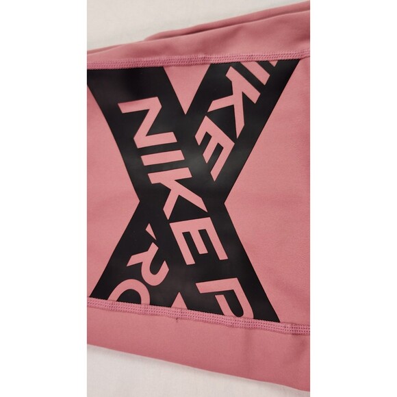 Nike Women's Crop Leggings One Desert Berry/Pink Foam Graphic 7/8 Size Medium - Picture 6 of 10